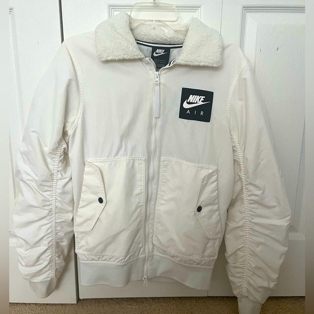 White Nike Air Jacket